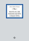 MANUAL DE NEGOCIACION COLECTIVA de LAHERA FORTEZA, JESUS 