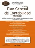PLAN GENERAL DE CONTABILIDAD ANOTADO de JIMENEZ CARDOSO, SERGIO M.  ARQUERO MONTAO, JOSE LUIS 