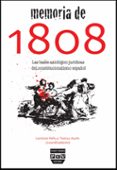 MEMORIA DE 1808: BASES AXIOLOGICO JURIDICAS DEL CONSTITUCIONALISM O ESPAOL de PEA, LORENZO  AUSIN, TXETXU 