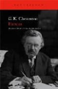 HEREJES de CHESTERTON, G.K. 