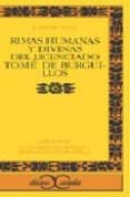 RIMAS HUMANAS Y DIVINAS DEL LICENCIADO TOME DE BURGUILLOS de LOPE DE VEGA, FELIX 