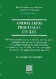 FORMULARIOS PROCESALES CIVILES (15 ED.) de RODRIGUEZ HERMOSO, FRANCISCO 