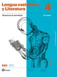 Portada de Lengua castellana y Literatura por tareas 4 ESO LOMLOE ANDALUCÍA
