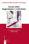 CARTAS SOBRE DOGMATISMO Y CRITICISMO de SCHELLING, FRIEDRICH WILHELM JOSEPH 