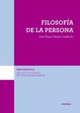 (ISCR) FILOSOFIA DE LA PERSONA de GARCIA CUADRADO, JOSE ANGEL 