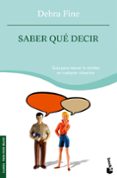 SABER QUE DECIR di FINE, DEBRA 