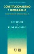 CONSTITUCIONALISMO Y DEMOCRACIA de ELSTER, JON  SLAGSTAD, RUNE 