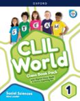 Portada de CLIL World Social Sciences 1. Class Book Pack (Madrid)