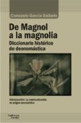 DE MAGNOL A LA MAGNOLIA: DICCIONARIO HISTORICO DE DEONOMASTICA de GARCIA GALLARIN, CONSUELO 