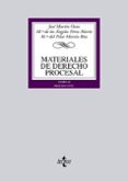 MATERIALES DE DERECHO PROCESAL di MARTIN OSTOS, JOSE DE LOS SANTOS  PEREZ MARIN, MARIA DE LOS ANGELES 