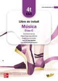 Portada de Llibre de treball Música Clau C 4t ESO