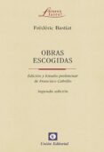 OBRAS ESCOGIDAS de BASTIAT, FREDERIC 