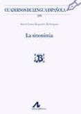 LA SINONIMIA di REGUEIRO RODRIGUEZ, MARIA LUISA 