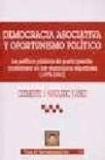 DEMOCRACIA ASOCIATIVA Y OPORTUNISMO POLITICO. LA POLITICA PUBLICA DE PARTICIPACION CIUDADANA EN LOS MUNICIPIOS ESPAOLES (1979-1993) de NAVARRO YAEZ, CLEMENTE J. 
