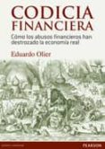 CODICIA FINANCIERA de OLIER, EDUARDO 