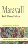 MARAVALL: TEORIA DEL SABER HISTORICO de ALIA MIRANDA, FRANCISCO 