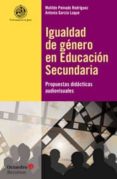 IGUALDAD DE GENERO EN EDUCACION SECUNDARIA: PROPUESTAS DIDACTICAS AUDIOVISUALES di PEINADO RODRIGUEZ, MATILDE 