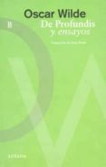 DE PROFUNDIS Y ENSAYOS de WILDE, OSCAR 