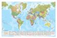 World Political Marco Polo Wall Map With Flags, Tapa Blanda