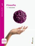 Portada de Filosofia 1º Bachillerato Saber Hacer Ed. 2015