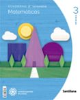 Portada de Matematicas 3º Educacion Primaria Cuaderno 2 Construyendo Mundos Cast