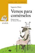 VERSOS PARA COMERSELOS di PINTO, SAGRARIO 