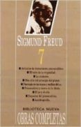 OBRAS COMPLETAS (T. VII) di FREUD, SIGMUND 