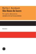 SIN FINES DE LUCRO de NUSSBAUM, MARTHA C. 