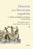 HISTORIA DE LA LITERATURA ESPAOLA 1 de LACARRA, MARIA JESUS 