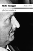 QU ES METAFSICA? de HEIDEGGER, MARTIN 
