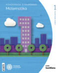Portada de KOADERNOA MATEMATIKA 1 LEH 3 HIRUHILEKOA MUNDUAK ERAIKITZEN