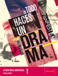 Portada de Literatura Universal 1º Bachillerato Proyecto Fanfest