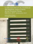 LA DISCAPACIDAD EN LAS ESTADISTICAS DEL IMPUESTO SOBRE LA RENTA DE LAS PERSONAS FISICAS di MARTIN DEGANO, ISIDORO 