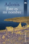 ESTE ES MI NOMBRE de ADONIS 