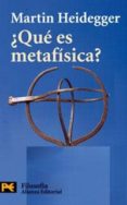QUE ES METAFISICA? de HEIDEGGER, MARTIN 