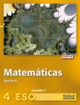 ADARVE  MATEMATICAS 4 A ESO LA/CD TRIM 12 di VV.AA. 
