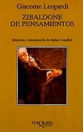 ZIBALDONE DE PENSAMIENTOS de LEOPARDI, GIACOMO 