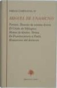 OBRAS COMPLETAS, IV: POESIAS; ROSARIO DE SONETOS LIRICOS; EL CRIS TO DE VELAZQUEZ; RIMAS DE DENTRO; TERESA; DE FUERTEVENTURA A PARIS; ROMANCERO DEL DESTIERRO de UNAMUNO, MIGUEL DE 