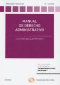 MANUAL DE DERECHO ADMINISTRATIVO (29 ED.) de COSCULLUELA MONTANER, LUIS 