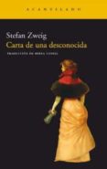 CARTA DE UNA DESCONOCIDA de ZWEIG, STEFAN 