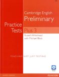 PET PRACTICE TESTS PLUS WITH KEY NE AND AUDIO CD PACK di VV.AA. 