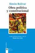 OBRA POLITICA Y CONSTITUCIONAL di BOLIVAR, SIMON 