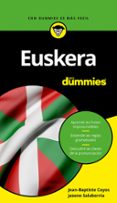 EUSKERA PARA DUMMIES de SALABERRIA, JASONE 