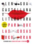 Portada de Lengua Castellana y Literatura 4º ESO Libro del Alumno