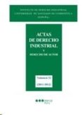 ACTAS DE DERECHO INDUSTRIAL Y DERECHO DE AUTOR de GARCIA VIDAL, ANGEL 