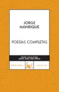 POESIAS COMPLETAS de MANRIQUE, JORGE 