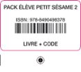 Portada de PETIT SESAME 2 ELEVE + COD ACCESO