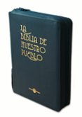 LA BIBLIA DE NUESTRO PUEBLO (CUERO AZUL + CREMALLERA) de SCHOKEL, LUIS ALONSO 