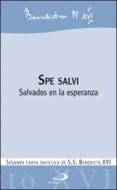 SPE SALVI de RATZINGER, JOSEPH BENEDICTO XVI 