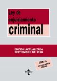 LEY DE ENJUICIAMIENTO CRIMINAL de MORENO CATENA, VICTOR 